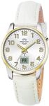 Funkuhr MASTER TIME "Basic", wei&szlig; (wei&szlig;, silberfarben), Armbanduhren, Damen,