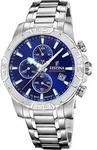 Festina "Timeless Chronograph" Quarzuhr, Armbanduhr, Herrenuhr, Edelstahlarmband,