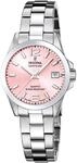 Quarzuhr FESTINA, silber (silberfarben, rosa, rosa), Armbanduhren, Damen,