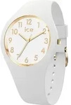 Quarzuhr ICE-WATCH "ICE glam - Small - 3H", wei&szlig; (wei&szlig;, wei&szlig;), Armbanduhren,