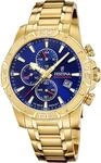 Festina "Timeless Chronograph" Quarzuhr, Armbanduhr, Herrenuhr, Edelstahlarmband,