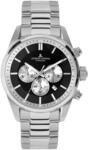 Chronograph JACQUES LEMANS "Barcelona", silber (silberfarben, schwarz, schwarz),