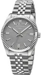 Quarzuhr REGENT, grau (edelstahlfarben, grau, grau), Armbanduhren, Herren,