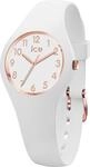 Quarzuhr ICE-WATCH "ICE glam - Extra Small - 3H", wei&szlig; (wei&szlig;, wei&szlig;), Armbanduhren,