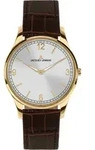 Quarzuhr JACQUES LEMANS "London", braun (dunkelbraun, silberfarben), Armbanduhren,