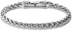 Armband THOMAS SABO "Rebel Steel Armband" Gr. 18, silber (silberfarben),...