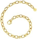 Charm-Armband GLANZST&Uuml;CKE M&Uuml;NCHEN "GSM2168" Gr. 17, gold (gelbgold), Armb&auml;nder,