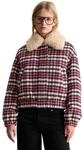 Outdoorjacke MARC O'POLO DENIM "mit abnehmbarem Teddykragen", Damen, Gr. XXS, sanftes