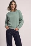 Sweatshirt STREET ONE, Damen, Gr. 34, gr&uuml;n (eucalyptus gr&uuml;n), Sweatware,