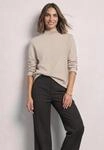 STREET ONE Rollkragenpullover aus softem Materialmix