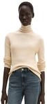 Stehkragenpullover MARC O'POLO "aus Organic Cotton", Damen, Gr. XXS, beige (smokey