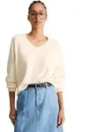 Strickpullover MARC O'POLO DENIM "mit weicher Haptik", Damen, Gr. XXS, beige (wei&szlig;