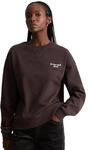 Sweatshirt MARC O'POLO DENIM "aus softer Bio-Baumwolle", Damen, Gr. XXS, braun