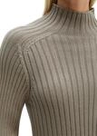 Stehkragenpullover MARC O'POLO "aus Heavy Weight Cotton", Damen, Gr. XXS, beige