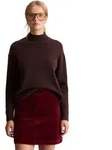Strickpullover MARC O'POLO DENIM "aus softem Schurwolle-Mix", Damen, Gr. XXS, braun