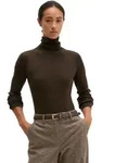 Stehkragenpullover MARC O'POLO "aus Organic Cotton", Damen, Gr. XXS, braun...