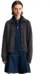 Cardigan MARC O'POLO DENIM "aus weichem Schurwolle-Mix", Damen, Gr. XXS, grau