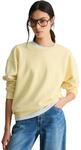 Sweatshirt MARC O'POLO DENIM "aus softer Bio-Baumwolle", Damen, Gr. XXS, gelb (paris