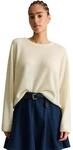 Strickpullover MARC O'POLO DENIM "aus Boucl&eacute;-Garn", Damen, Gr. XXS, beige (wei&szlig;
