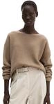 Strickpullover MARC O'POLO "aus weichem Schurwolle-Mix", Damen, Gr. XXS, beige