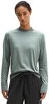 Langarmshirt MARC O'POLO "aus TENCEL&trade; Lyocell-Baumwolle-Mix", Damen, Gr. XS, gr&uuml;n