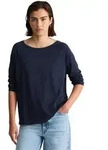 Langarmshirt MARC O'POLO DENIM "mit Raglan-&Auml;rmeln", Damen, Gr. XS, blau (blau