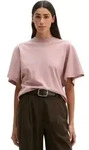T-Shirt MARC O'POLO "aus Interlock-Jersey", Damen, Gr. S, mild rose, Obermaterial: