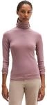 Langarmshirt MARC O'POLO "aus soft geripptem Jersey", Damen, Gr. XXS, gentle mauve,
