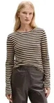 Langarmshirt MARC O'POLO "aus weichem Slub-Jersey", Damen, Gr. XXS, beige (light