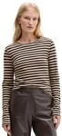 Langarmshirt MARC O'POLO "aus weichem Slub-Jersey", Damen, Gr. XXS, beige (light