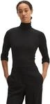 Langarmshirt MARC O'POLO "aus TENCEL&trade; Modal-Stretch", Damen, Gr. XXS, schwarz,