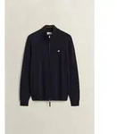 Cardigan GANT "SUPERFINE LAMBSWOOL", Herren, Gr. 5XL, schwarz (marine), Strick,