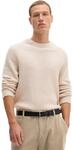 Strickpullover MARC O'POLO "aus weichem Schurwolle-Mix", Herren, Gr. L, beige (linen
