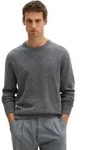 Rundhalspullover MARC O'POLO "aus softem Bio-Bauwoll-Schurwoll-Mix", Herren, Gr. M,