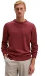 Rundhalspullover MARC O'POLO "aus gesprenkeltem Tweedgarn", Herren, Gr. S, warm