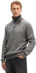 Troyer MARC O'POLO "aus Bio-Baumwoll-Schurwoll-Mix", Herren, Gr. S, grau (medium