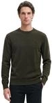 Rundhalspullover MARC O'POLO "aus softem Bio-Bauwoll-Schurwoll-Mix", Herren, Gr. S,