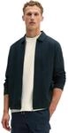 Sweatjacke MARC O'POLO "mit feiner Struktur", Herren, Gr. L, schwarz (schwarz navy),