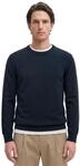 Rundhalspullover MARC O'POLO "aus softem Bio-Bauwoll-Schurwoll-Mix", Herren, Gr. S,