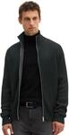 Cardigan MARC O'POLO "aus Bio-Baumwoll-Schurwoll-Mix", Herren, Gr. S, schwarz,