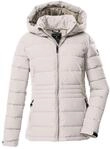 Steppjacke KILLTEC "KOW 10 WMN QLTD JCKT", Damen, Gr. 38, beige (sand), Obermaterial: