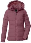 Steppjacke KILLTEC "KOW 10 WMN QLTD JCKT", Damen, Gr. 36, rosa (mauve), Obermaterial: