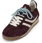 Sneaker MARC O'POLO "aus Velours- und Glattleder", Damen, Gr. 38, lila (schwarz