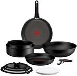 Tefal Pfannen-Set "Ingenio Excellence Fusion" Aluminium Set, 11 tlg. abnehmbarer