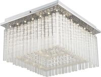 GLOBO LIGHTING LED Deckenleuchte "VINCE", silber (verchromt), 1 Stk., Leuchten,