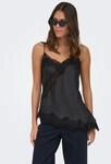 JDY Tr&auml;gertop "JDYFIFI S/L ASYM LACE SINGLET WVN NOOS" Polyester, regular fit