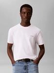 T-Shirt CALVIN KLEIN JEANS "SLIM STRETCH COTTON", Herren, Gr. S, wei&szlig; (hellwei&szlig;),