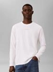 Calvin Klein Langarmshirt "EASY 20S RETRO CALVIN BACK" Regular fit mit Markenprint
