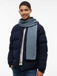 Tommy Hilfiger Strickschal "TH FLAG PIMA COTTON CASH SCARF" mit Logostickerei,...