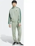 Trainingsanzug ADIDAS SPORTSWEAR "3-STREIFEN FLEECE", Herren, Gr. XL, gr&uuml;n...